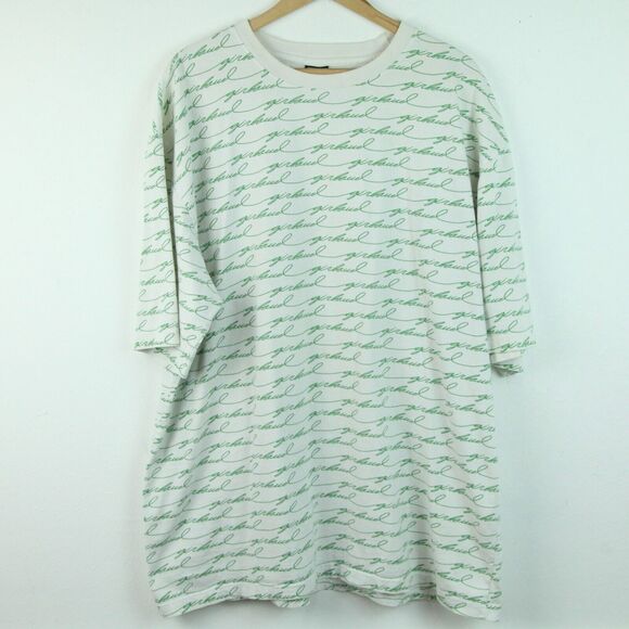 Marithe Francoise Girbaud Mens XL T Shirt Logo AOP Spell Out Baggy Skater 90s - Picture 1 of 12